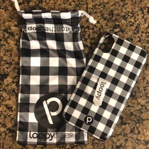 Loopy Plaid iPhone X case.